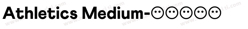 Athletics Medium字体转换